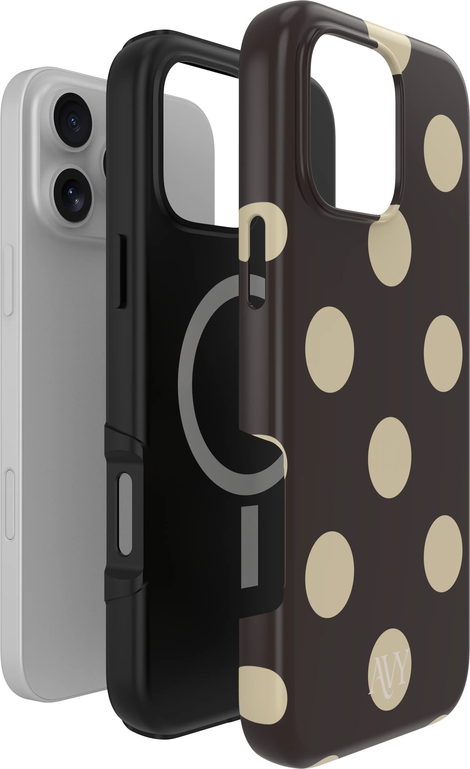 AVY Apple iPhone 16 Pro Hoesje MagSafe Back Cover Tiramisu afbeelding 9