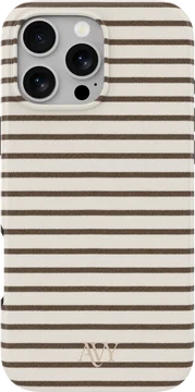 AVY Apple iPhone 16 Pro Hoesje MagSafe Back Cover Cafe Creme