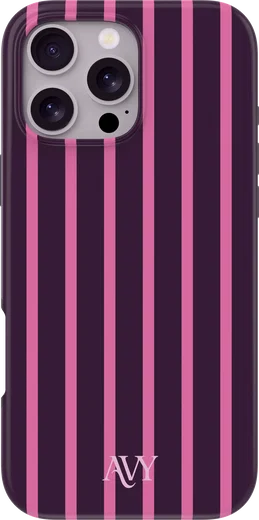 AVY Apple iPhone 16 Pro Hoesje MagSafe Back Cover Cherry Wine afbeelding 1