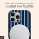 AVY Apple iPhone 16 Pro Hoesje MagSafe Back Cover Blue Society afbeelding 3