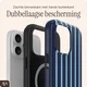 AVY Apple iPhone 16 Pro Hoesje MagSafe Back Cover Blue Society afbeelding 2