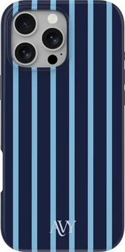 AVY Apple iPhone 16 Pro Hoesje MagSafe Back Cover Blue Society