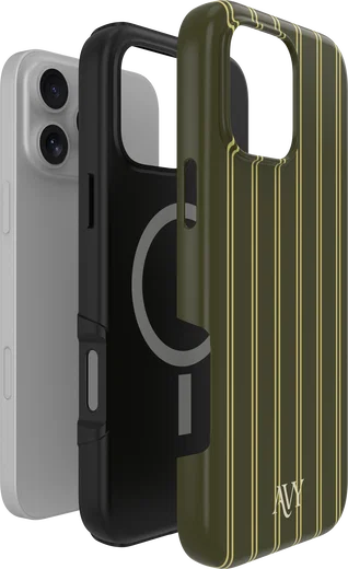 AVY Apple iPhone 16 Pro Hoesje MagSafe Back Cover Martini Olive afbeelding 8