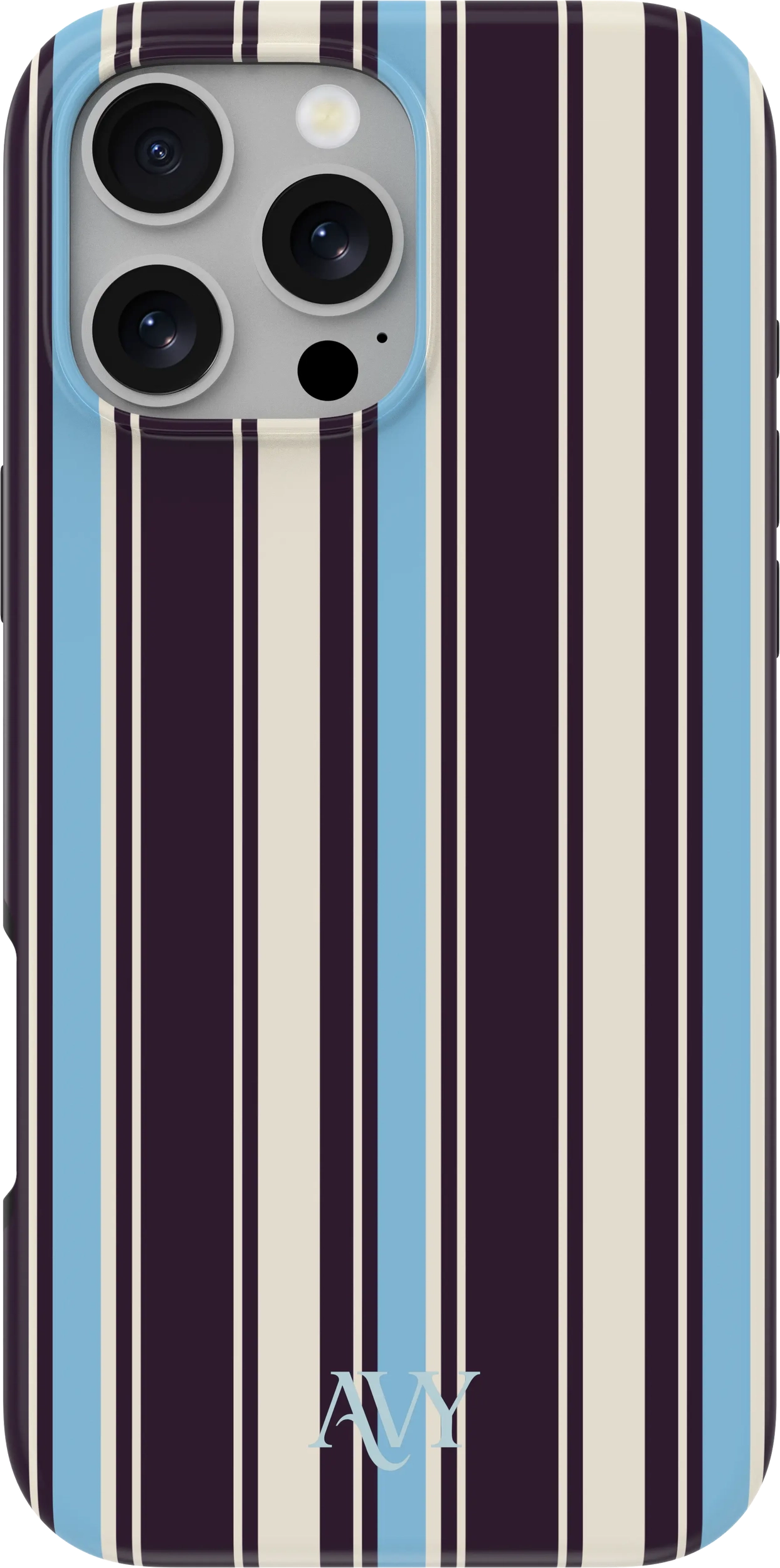 AVY Apple iPhone 16 Pro Hoesje MagSafe Back Cover Oxford Stripe afbeelding 1
