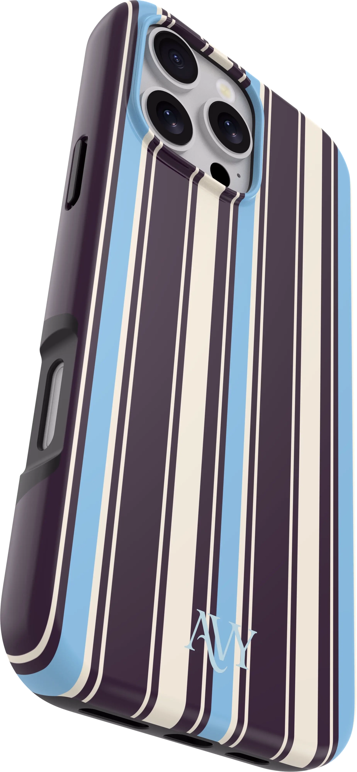 AVY Apple iPhone 16 Pro Hoesje MagSafe Back Cover Oxford Stripe afbeelding 8
