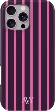AVY Apple iPhone 16 Pro Max Hoesje MagSafe Back Cover Cherry Wine
