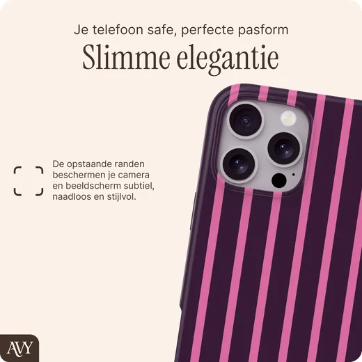AVY Apple iPhone 16 Pro Max Hoesje MagSafe Back Cover Cherry Wine afbeelding 6