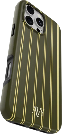 AVY Apple iPhone 16 Pro Max Hoesje MagSafe Back Cover Martini Olive afbeelding 8