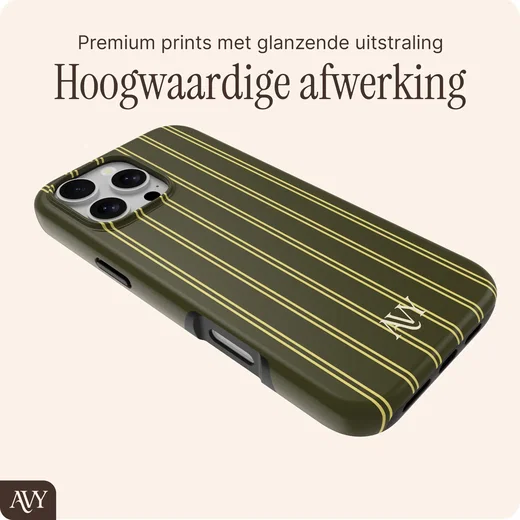 AVY Apple iPhone 16 Pro Max Hoesje MagSafe Back Cover Martini Olive afbeelding 7
