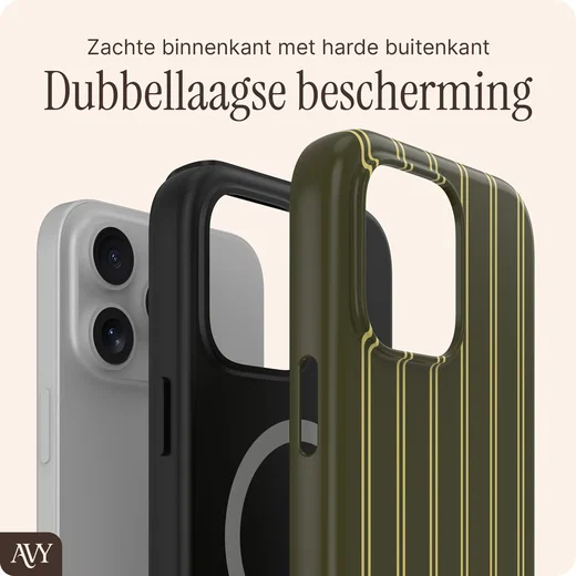 AVY Apple iPhone 16 Pro Max Hoesje MagSafe Back Cover Martini Olive afbeelding 2