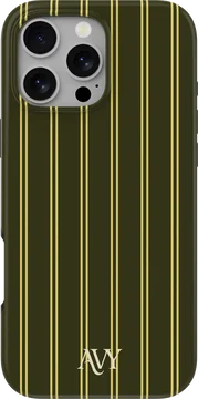 AVY Apple iPhone 16 Pro Max Hoesje MagSafe Back Cover Martini Olive