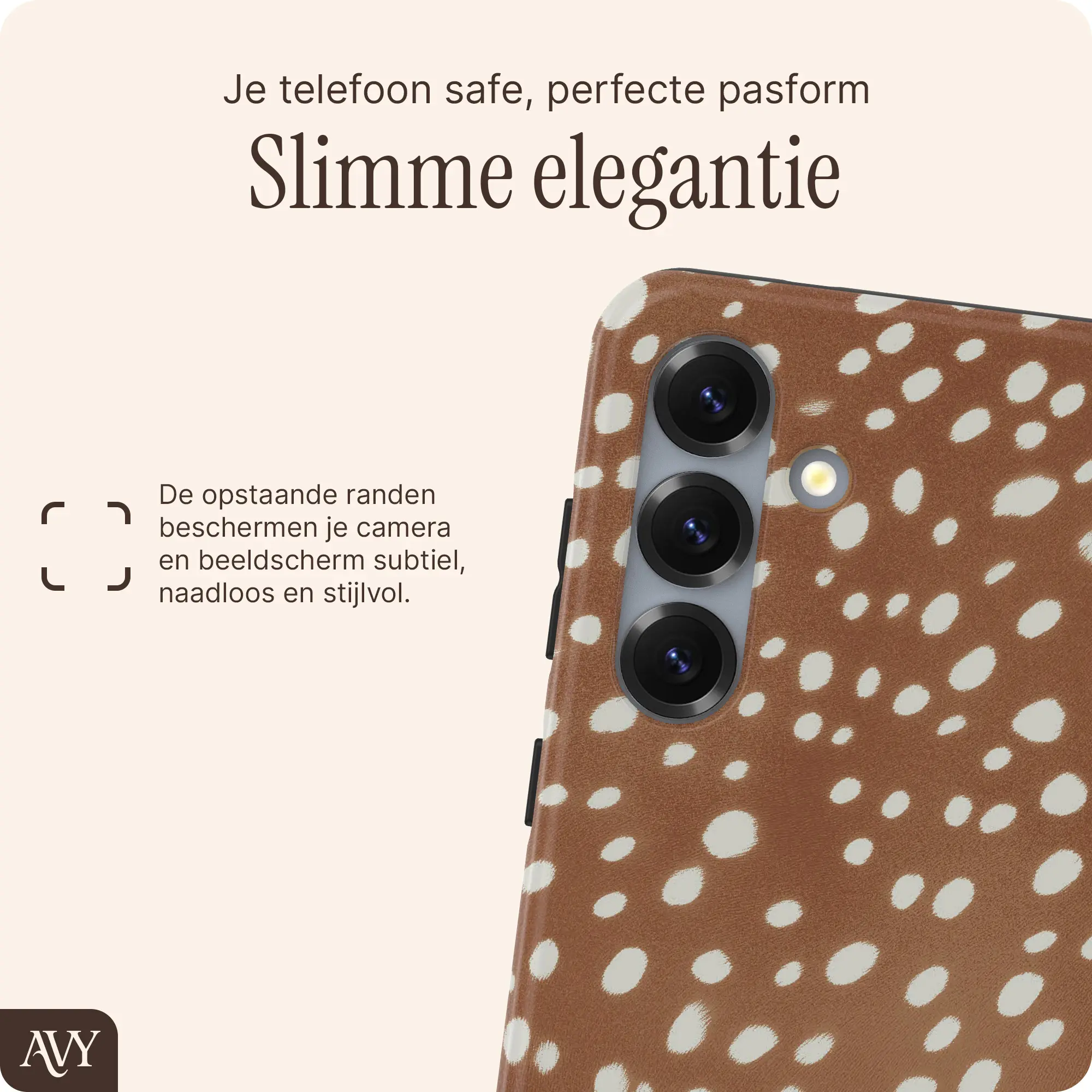 AVY Samsung Galaxy S24 Hoesje MagSafe Back Cover Bambi afbeelding 6