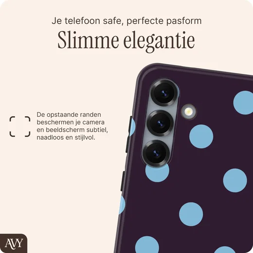 AVY Samsung Galaxy S24 Hoesje MagSafe Back Cover Blueberry Wine afbeelding 6