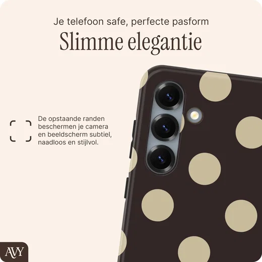 AVY Samsung Galaxy S24 Hoesje MagSafe Back Cover Tiramisu afbeelding 6