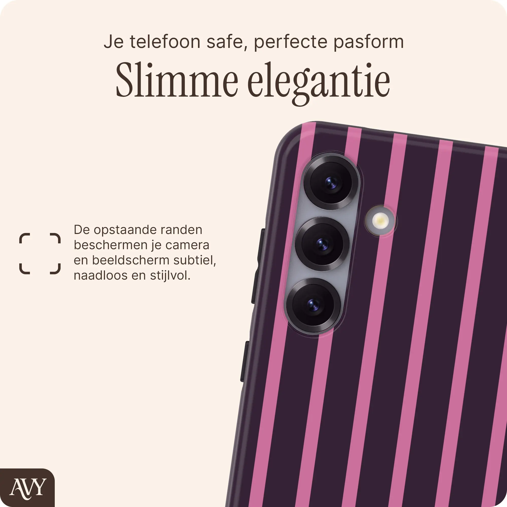 AVY Samsung Galaxy S24 Hoesje MagSafe Back Cover Cherry Wine afbeelding 6