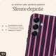 AVY Samsung Galaxy S24 Hoesje MagSafe Back Cover Cherry Wine afbeelding 6