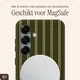 AVY Samsung Galaxy S24 Hoesje MagSafe Back Cover Martini Olive afbeelding 3