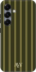 AVY Samsung Galaxy S24 Hoesje MagSafe Back Cover Martini Olive afbeelding