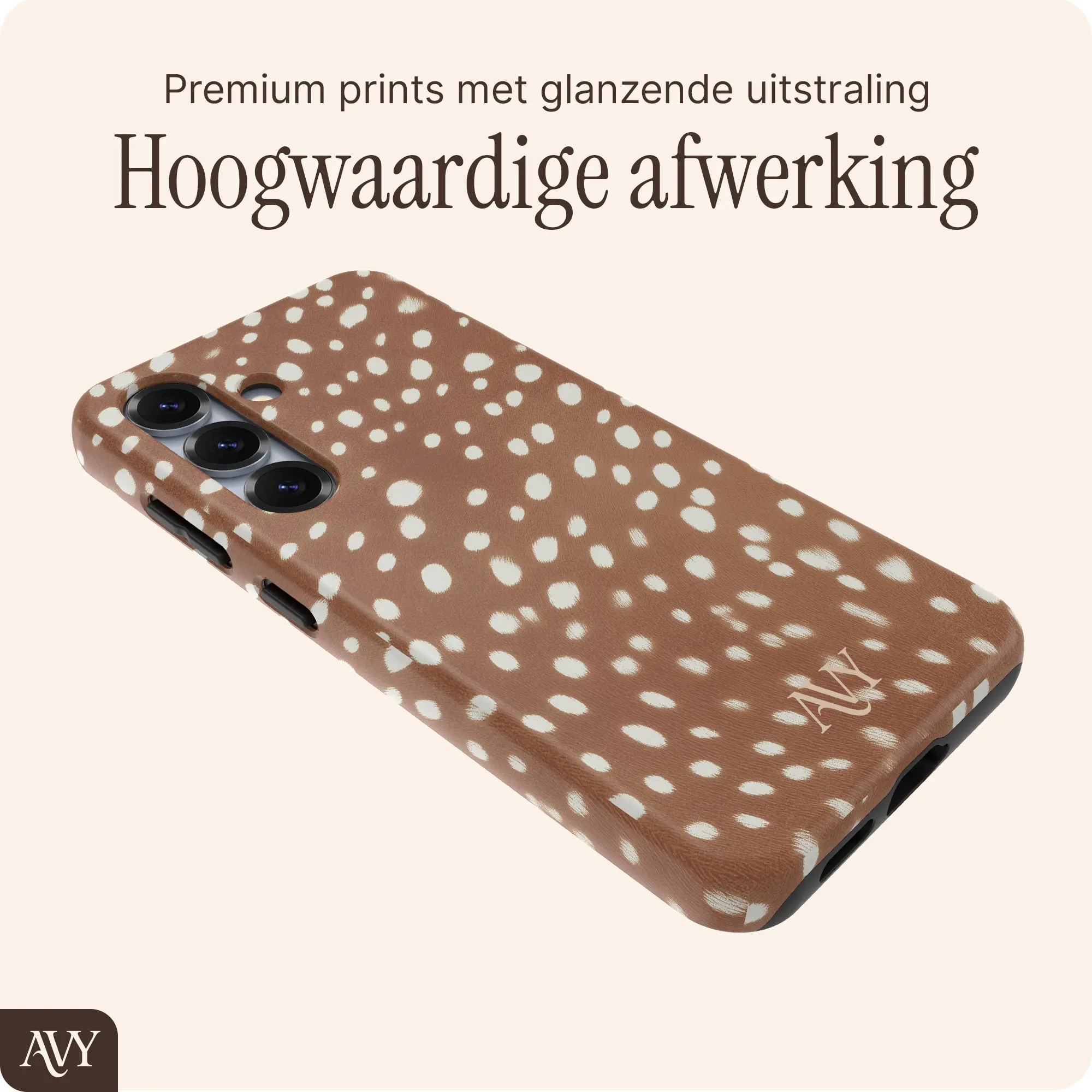 AVY Samsung Galaxy S24 Plus Hoesje MagSafe Back Cover Bambi afbeelding 7