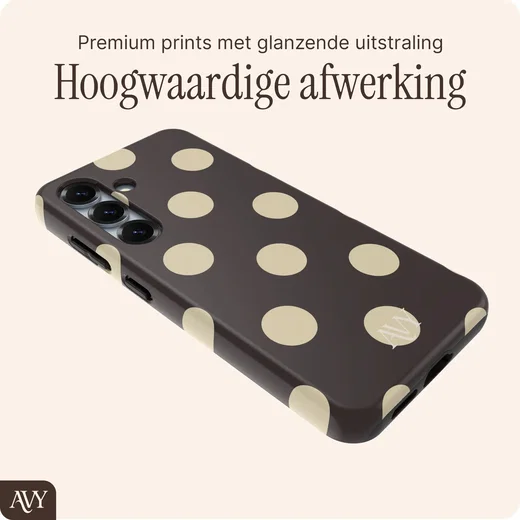 AVY Samsung Galaxy S24 Plus Hoesje MagSafe Back Cover Tiramisu afbeelding 7
