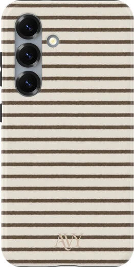 AVY Samsung Galaxy S24 Plus Hoesje MagSafe Back Cover Cafe Creme afbeelding 1