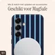 AVY Samsung Galaxy S24 Plus Hoesje MagSafe Back Cover Blue Society afbeelding 3