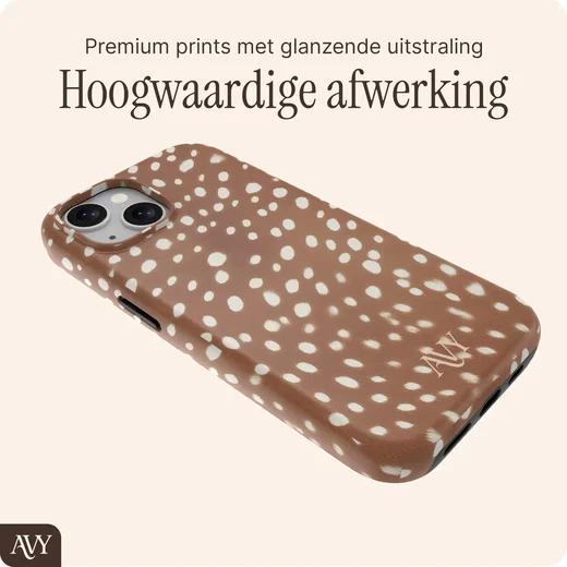 AVY Apple iPhone 15 Hoesje MagSafe Back Cover Bambi afbeelding 7
