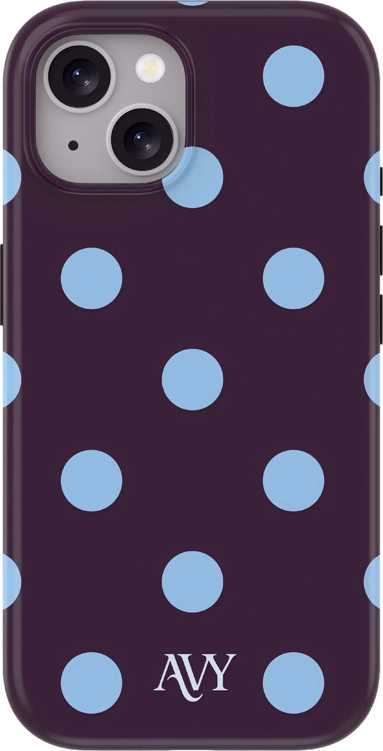 AVY Apple iPhone 15 Hoesje MagSafe Back Cover Blueberry Wine afbeelding 1