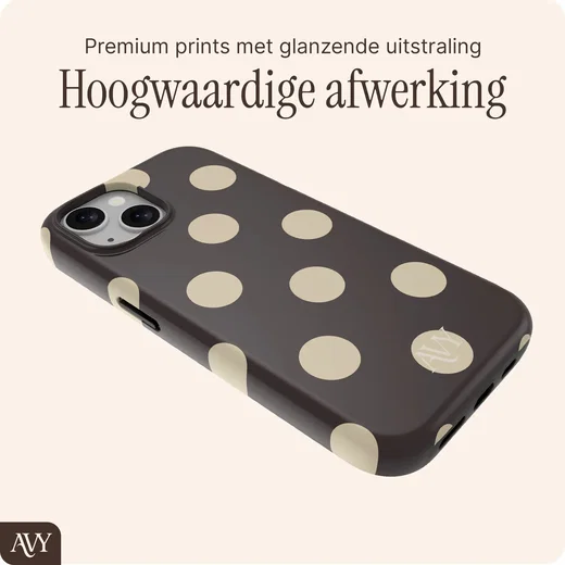 AVY Apple iPhone 15 Hoesje MagSafe Back Cover Tiramisu afbeelding 7