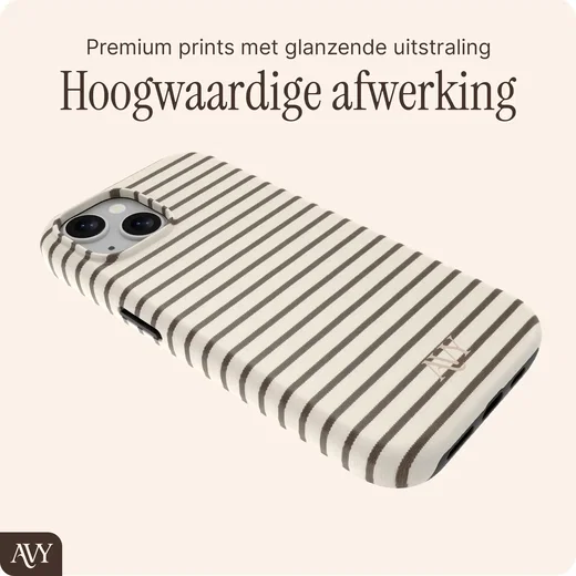 AVY Apple iPhone 15 Hoesje MagSafe Back Cover Cafe Creme afbeelding 7