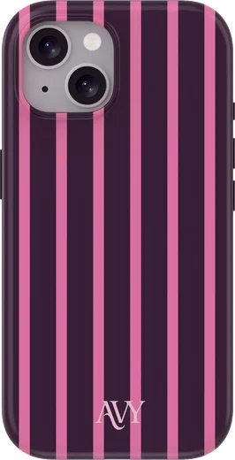 AVY Apple iPhone 15 Hoesje MagSafe Back Cover Cherry Wine afbeelding 1