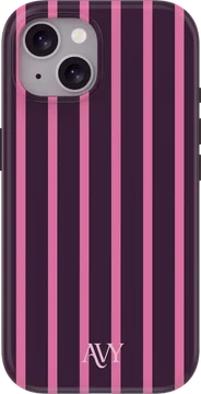 AVY Apple iPhone 15 Hoesje MagSafe Back Cover Cherry Wine