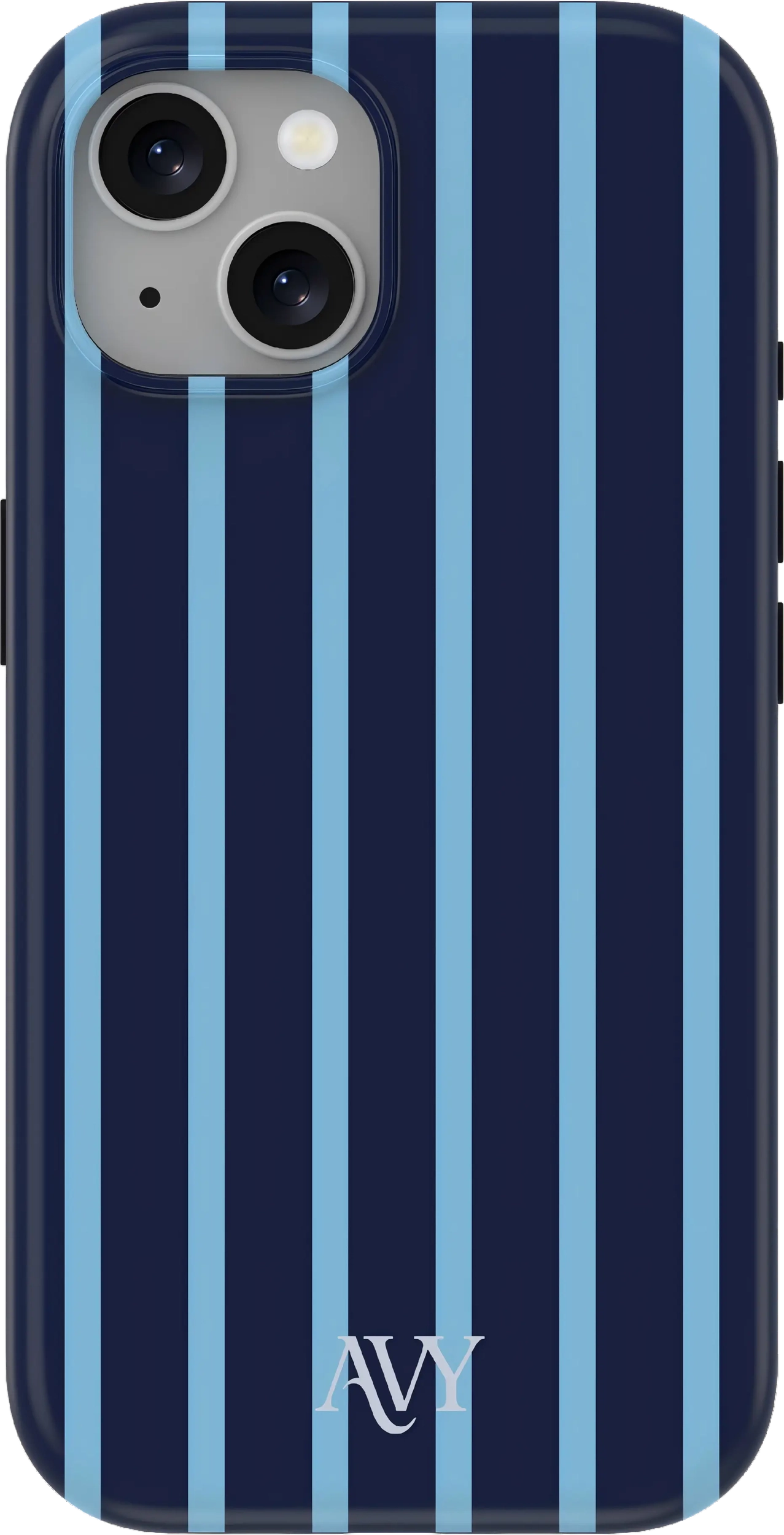 AVY Apple iPhone 15 Hoesje MagSafe Back Cover Blue Society afbeelding 1
