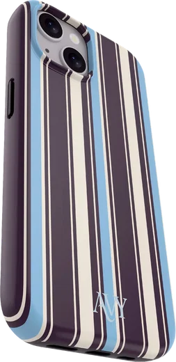 AVY Apple iPhone 15 Hoesje MagSafe Back Cover Oxford Stripe afbeelding 8