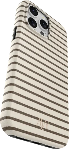 AVY Apple iPhone 15 Pro Hoesje MagSafe Back Cover Cafe Creme afbeelding 8