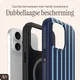 AVY Apple iPhone 15 Pro Hoesje MagSafe Back Cover Blue Society afbeelding 2