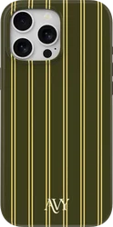 AVY Apple iPhone 15 Pro Hoesje MagSafe Back Cover Martini Olive afbeelding