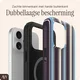 AVY Apple iPhone 15 Pro Hoesje MagSafe Back Cover Oxford Stripe afbeelding 2