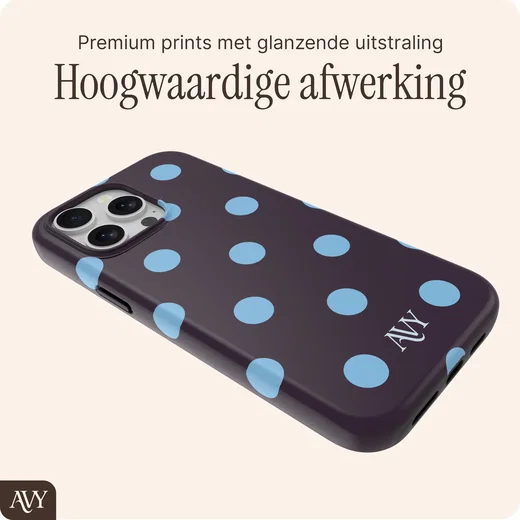 AVY Apple iPhone 15 Pro Max Hoesje MagSafe Back Cover Blueberry Wine afbeelding 7