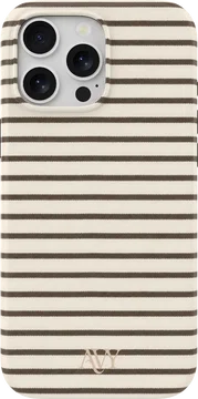 AVY Apple iPhone 15 Pro Max Hoesje MagSafe Back Cover Cafe Creme