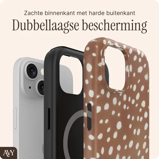 AVY Apple iPhone 14 / 13 Hoesje MagSafe Back Cover Bambi afbeelding 2