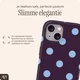 AVY Apple iPhone 14 / 13 Hoesje MagSafe Back Cover Blueberry Wine afbeelding 6