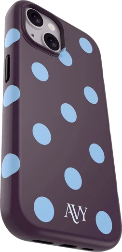 AVY Apple iPhone 14 / 13 Hoesje MagSafe Back Cover Blueberry Wine afbeelding 8