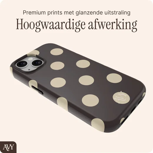 AVY Apple iPhone 14 / 13 Hoesje MagSafe Back Cover Tiramisu afbeelding 7