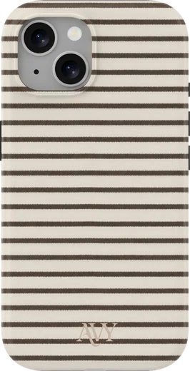 AVY Apple iPhone 14 / 13 Hoesje MagSafe Back Cover Cafe Creme afbeelding 1
