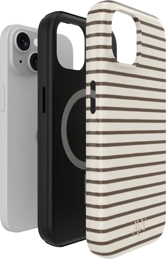 AVY Apple iPhone 14 / 13 Hoesje MagSafe Back Cover Cafe Creme afbeelding 9