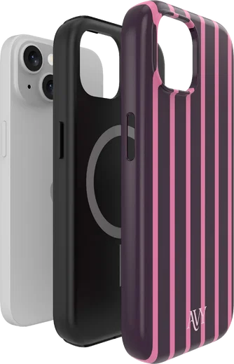 AVY Apple iPhone 14 / 13 Hoesje MagSafe Back Cover Cherry Wine afbeelding 9