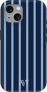 AVY Apple iPhone 14 / 13 Hoesje MagSafe Back Cover Blue Society