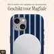 AVY Apple iPhone 14 / 13 Hoesje MagSafe Back Cover Blue Society afbeelding 3
