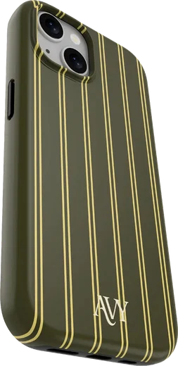 AVY Apple iPhone 14 / 13 Hoesje MagSafe Back Cover Martini Olive afbeelding 8